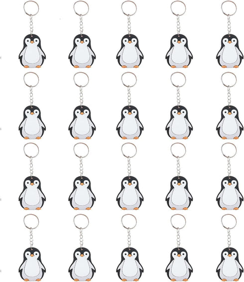 40 Pack Penguin Keychains Key Rings for Polar Arctic Winter Animals Party Favors, Polar Animals Lovers Gifts Birthday Party Favors...