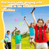 Flying Disc Helicopter Toy Disco Flyers Include 12 String Launchers and 24 Flying Saucer Flying Disc Launcher Toy Flying Toys for Little Teens Out...