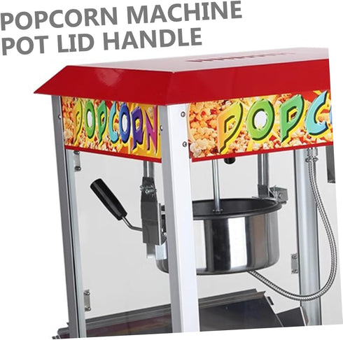cart pot lid handle iron Popcorn knob plastic popcorn machine grip Agitator shaft Commercial popcorn maker part popcorn machine Accessories sleeve...