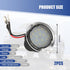 2 PCS Car Rearview Mirror LED Puddle Lamp, 6000K 3528SMD High-brightness Energy-saving Bulb, Side Mirror Floor Lamp, Compatible with Ford Lincoln ...