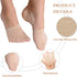 Toe Topper Socks Women 6 Pairs, No Show Liner Half Socks for Heels, Non-Skid Bottom Mule Socks...