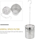 Hemoton 5.5-In Stainless Steel Tea Infuser,Extra Fine Mesh Holes Tea Ball Strainers Spice Seasoning Strainer for Brew Tea, Spices & Seasonings...