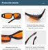 BLUELESS Fitover Glasses for Computer Blue Blocking with Orange Tinted Sleep Glasses, Tortoise...