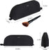 Gloppie Makeup Brush Holder Travel, Small Make Up Brush Organizer Pouch - Make Up Brush Traveling Case Portable Cosmetic Pouch, Holds 10 Brushes, ...