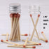 MaxMau 24 Tiny Jars with Aluminum Screw Lids 15ml Small Glass Bottles Clear Mini Vials Metal Caps Top Sample Message Bottle Jewelry Beads Herbs St...