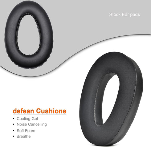 PXC550 Ear Pads - defean Cooling Gel Ear Pads Replacement Cover Cushions Compatible with Sennheiser PXC480 PXC 550 PXC 550-II Wireless MB660 UC, M...