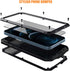 CarterLily 2024 iPhone 12 Mini Case Cover Full Body Shockproof Dustproof Waterproof Aluminum Alloy Metal Gorilla Glass Cover Case for iPhone 12 Mi...