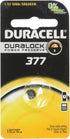 Duracell Watch And Electronic Battery 1.5 V Model No. 377 Carded (Pack of 2)...