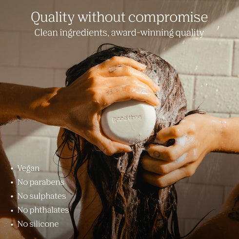 GOOD TIME Hydrating Shampoo Bar - Sustainably Crafted Hair Care, Plastic Free, Vegan, Natural Ingredients - Sulphate, Silicone and Paraben Free - ...