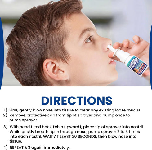 All Natural Preservative-Free Sterile Nasal Spray for Children - Fast Relief Nasal Spray - for Sinus Allergies & Congestion |130 Sprays, 18 ml (Pa...