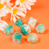 7PCS Polyhedral Dice Set, Jade DND Dice Set for Dungeon and Dragons, D&D Dice Set for Role Playing Games (Green White)...