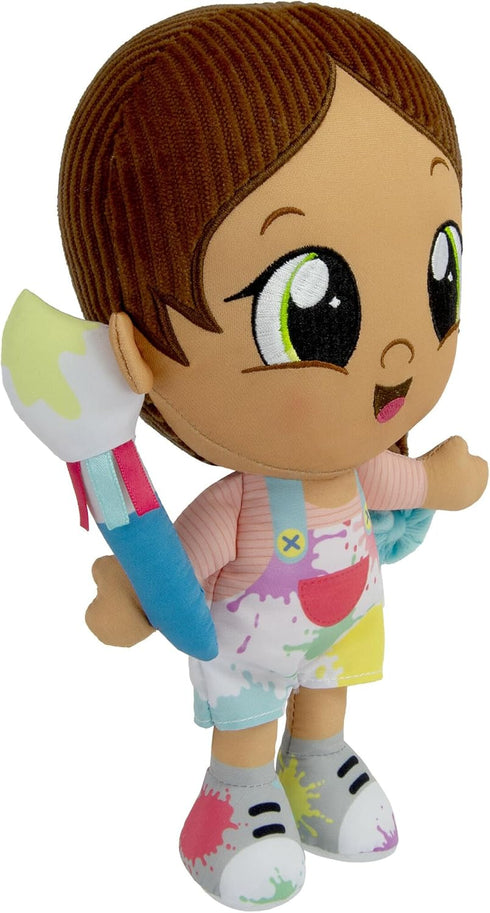 YumiAmi Soft Plush Doll - Rosa - Educational Rag Doll Includes Early Learning Board Book - Multicultural Preschool Toys for Diversity Education - ...