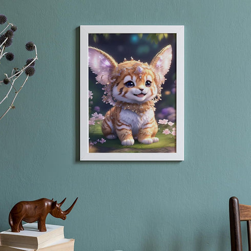 Maripabon 5D Painting by Numbers Kits for Adults Cute Animals Glitter Tiger Full Drill DIY Diamond Art Kits Animals Aesthetic Picture Art for Home...