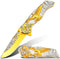 Pocket Knife for Men, Cool Folding Knife With 3D embossed Bald Eagle, Great Gift Edc Knife For Men Outdoor Survival Camping Hiking Hunting (Eagle)...