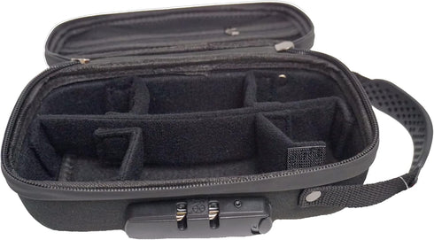 Kashmir Accessories Case Carbon Lining Storage Bag with Combination Lock, Waterproof Storage Case For Home & Travel Use...