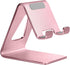 Desk Cell Phone Stand, Phone Holder, Desktop Phone Cradle Dock for iPhone 14 13 12 pro 11 X Xs max 8 7 6 6s Plus SE 5 5S Samsung All Smart Phones,...