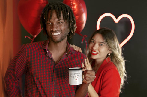 Good Morning Love of My Life #169 - A Nice Funny Humor Ceramic 11oz Magic Color Changing Coffee Mug Cup...