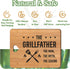 Dad Gifts, Gifts for Dad from Daughter Son, Birthday Gifts for Dad, Best Dad Birthday Gift, Unique Bamboo Cutting Board Gift for Father - The Gril...