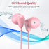 3.5mm Earbuds Wired Headphones for Samsung A25 A15 A14 A03S A23 Galaxy Note 5 8 9 S10E S10+ S8+ S9 Deep Bass 3.5mm Headset for iPhone iPad Google ...