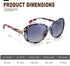 FIMILU Sunglasses for Women Trendy Polarized Sunglasses Oversized Big Sun Glasses Ladies Shades UV Protection...