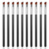 10 PCS Angled Eyeliner Eye Shadow Eyebrow Brush Set Flat Fine Angle Soft Synthetic Bristles Fibers Detail Makeup Brush Tool for Women Girls Make u...
