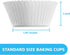 MontoPack White Cupcake Liners | 400 Standard Size Baking Cups | Greaseproof, No Smell Cupcake Wrappers | Muffin Liners for Desserts & Candies | C...