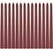 14 Pack Dark Red Taper Candles 12 Inch Tall 3/4 Inch Thick Burn 10 Hours (Burgundy)...
