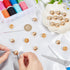 PH PandaHall about 20 Pcs 15mm Diameter Alloy Sewing Buttons Shank Blazer Half Round Sport Woolen Coats Buttons for DIY Craft (Light Gold)...