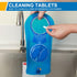 Hydration Bladder Cleaning Kit, 6 in 1 Water Bladder Cleaner Set - 3 Brushes, Collapsible Hanger, 12 Cleaning Tablets & Carry Pouch, Water Reservo...