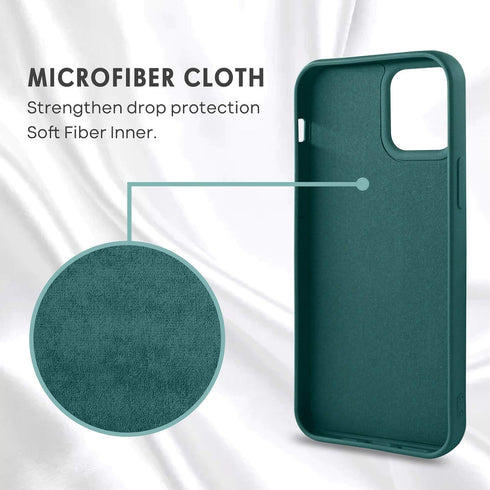 iPhone 12 Case, Phone Case iPhone 12 Pro, Slim Silicone Protective Kickstand Ring Holder Soft Rubber Hybrid Hard Bumper Shockproof Protection with...