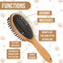KylePet Dog Brush, Double Sided Pet Slicker Brush with Bamboo Handle for Dogs and Cats Long Hair Pets Grooming Comb for Removing Shedding, Tangles...