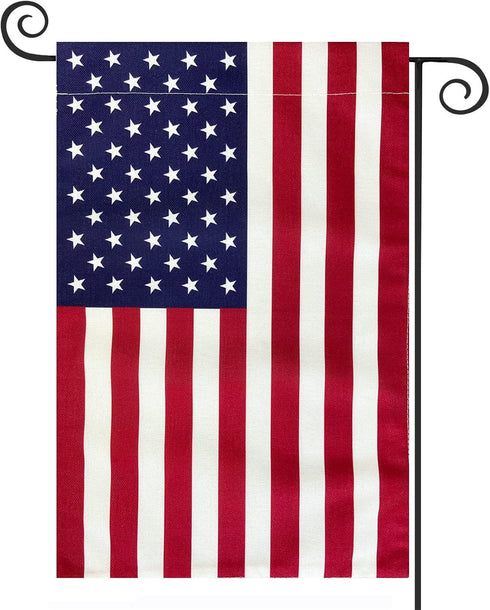 American Flag USA Garden Flag 12 x 18 - Patriotic Double Sided Small American Flags for Yard (American Garden Flag)...