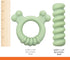 Nylabone Sensory Material Puppy Chew Toy Ring - Puppy Teething Toy for Boredom & Stimulation - Puppy Supplies - Chicken Flavor, Small/Regular (1 C...