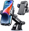 VANMASS ?65+LBS Strongest Suction & Military-Grade 2024 Ultimate Car Phone Mount?Patent & Safety Certs? Cell Phone Holder Truck Stand for Dashboar...