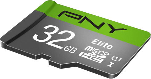 PNY 32GB Elite Class 10 U1 microSDHC Flash Memory Card - 100MB/s read, Class 10, U1, Full HD, UHS-I, micro SD...