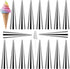 Cream Horn Molds 16pcs Large Size 4.7 inch Baking Cones Stainless Steel Roll Horn Forms Conical Danish Pastry Croissant Cones Moulds...