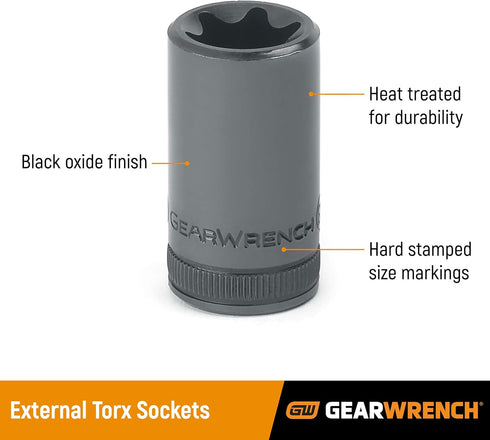 GEARWRENCH 1/4" Drive External Torx® Socket E6 - 80188D...