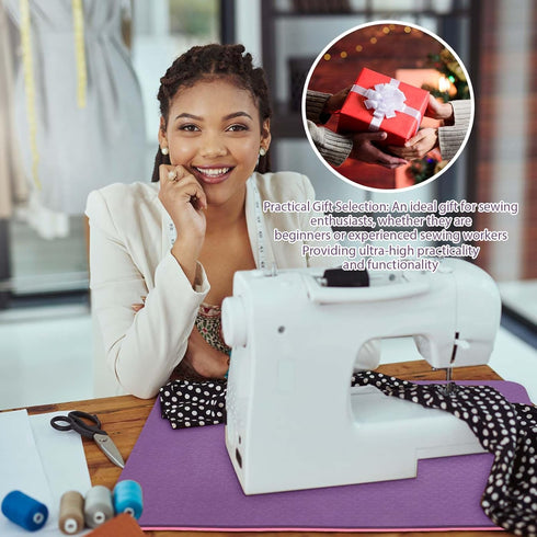 2 Pcs Sewing Machine Muffling Mat Pedal Mat Sewing Machine Mat Reduce Vibrations Noise No Slip Rubber Sewing Machine Accessories for Quilting Embr...