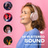 PowerLocus Bluetooth Headphones Over Ear, 40H Playtime with 4 EQ Modes, Wireless Headphones with Microphone, Hi-Fi Stereo Foldable Headset, FM Rad...