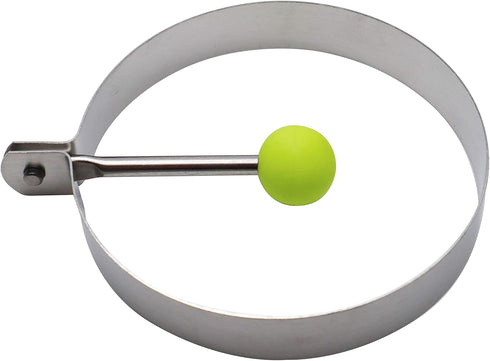 Excelity 4 Sets Stainless Steel Fried Egg Shaper Poachers Pancake Ring Mold for Kitchen Cooking Breakfasts Tools...
