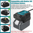Replacement Mini Charger for Makita 18V Battery,2A Battery Adapter for Makita 18V Lithium-Ion Tools Battery Power Charger (Battery Not Included)...