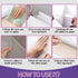 Furniture Cat Scratch Protector - 12 Pcs Clear Self-Adhesive Cat Couch Protectors, Furniture Protectors from Cat Scratching, couch corner protecto...