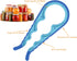 5-in-1 Multi-Functional Bottle, Jar, and Can Opener with Silicone Handle for Children, Elderly, and Arthritis Sufferers (Blue)...