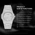 Luxury Unisex Watch Crystal Diamond Watches Big Face Women's Men's Quartz Watch Gold Color Silver Color Rose Gold Color Stainless Steel Wrist Watc...