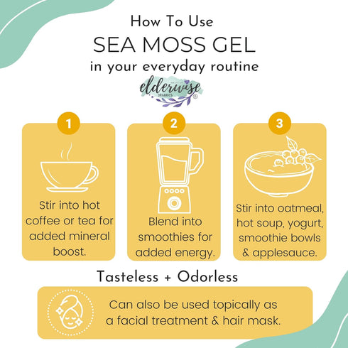 Sea Moss | WILDCRAFTED | 2.5 oz that makes 64 oz of gel | Raw + Non GMO | Sundried | MINERAL RICH | Saint Lucia Sea Moss | GOLDEN...