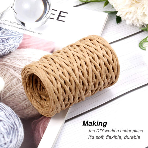 65 Feet Floral Wire Rustic Vine Bind Wire for Craft Wrapping Flower Bouquets(1 Roll,Khaki)...