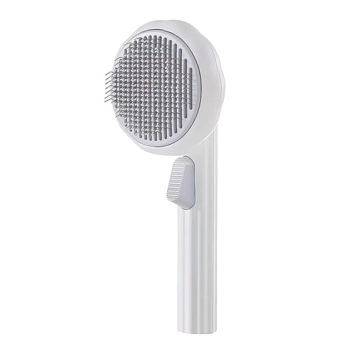 Self-Cleaning Pet Grooming Brush with Auto-Hair Removal - Shedding Management For Cats, Dogs & Rabbits...