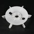 uxcell Motor Fan Blade 155mmx24mm Round Shape Bore White Engineering Plastic with 6 Vanes...