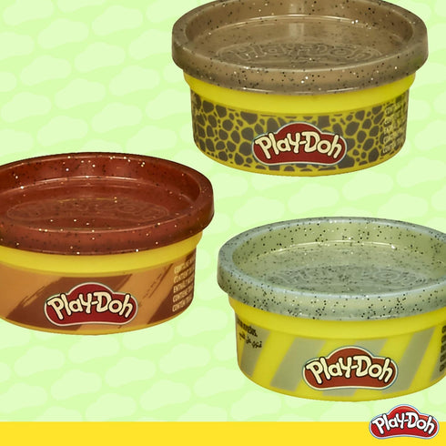 Play-Doh Dinosaur Theme 13-Pack of Non-Toxic Modeling Compound with 2 Cutter Shapes, 2 Roller Tools, and Scissors (Amazon Exclusive)...