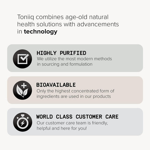 Toniiq 1600mg Resveratrol Blend - Ultra High Purity and 3rd Party Tested - with MCT Oil for Added Bioavailability - Optimal NAD Supplement...